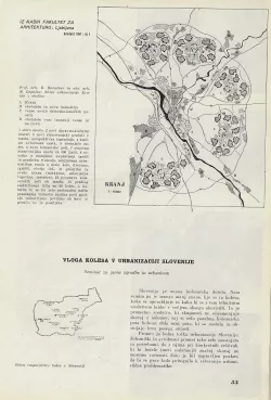 Miloš Lapajne, Edvard Ravnikar - Skica urbanizacije Kranja z okolico